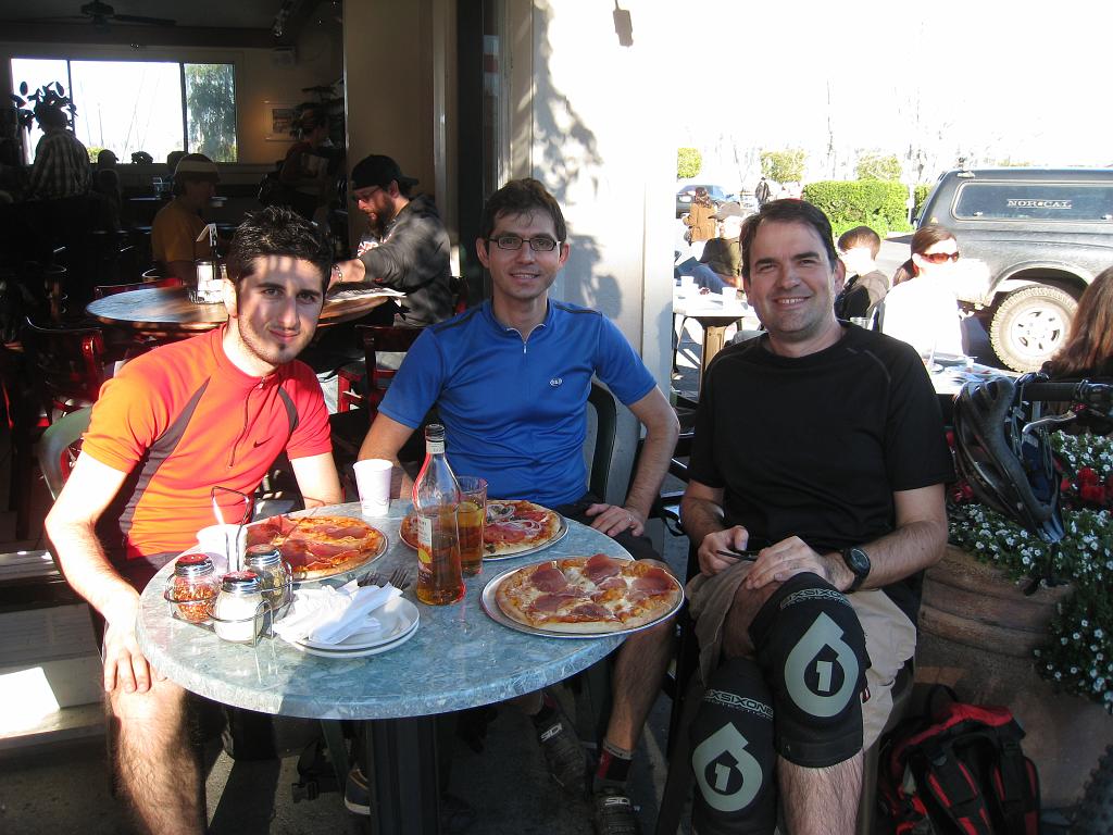 IMG_1956 Dincer, Ali, and Ergin at Taste of Rome in Sausalito (used to be Cafe Trieste)